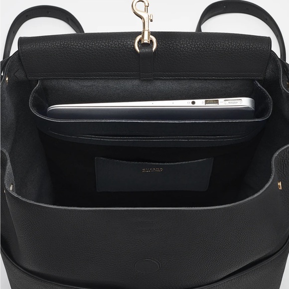 Cuyana Women's Leather Backpack 13-inch - Picture 2 of 8